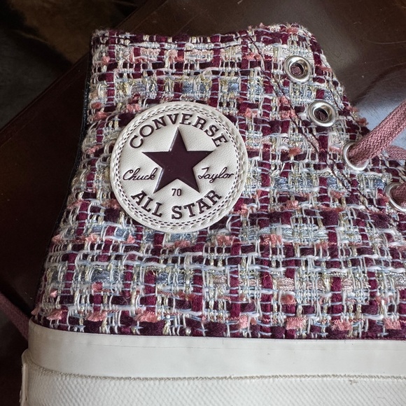 Converse Chuck 70 Burgundy/multi Womens 9 - Picture 8 of 10